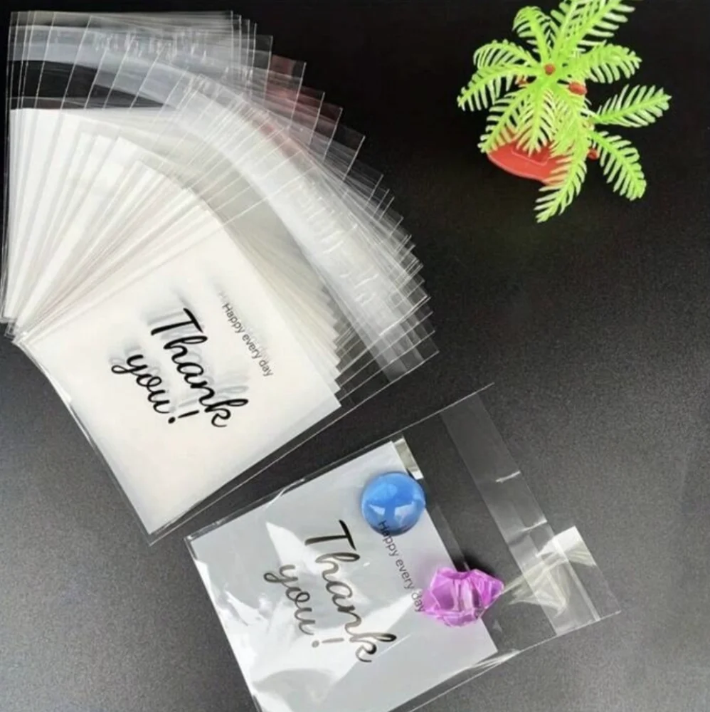 20 Large Thank You Printed Gift Bags 3.93